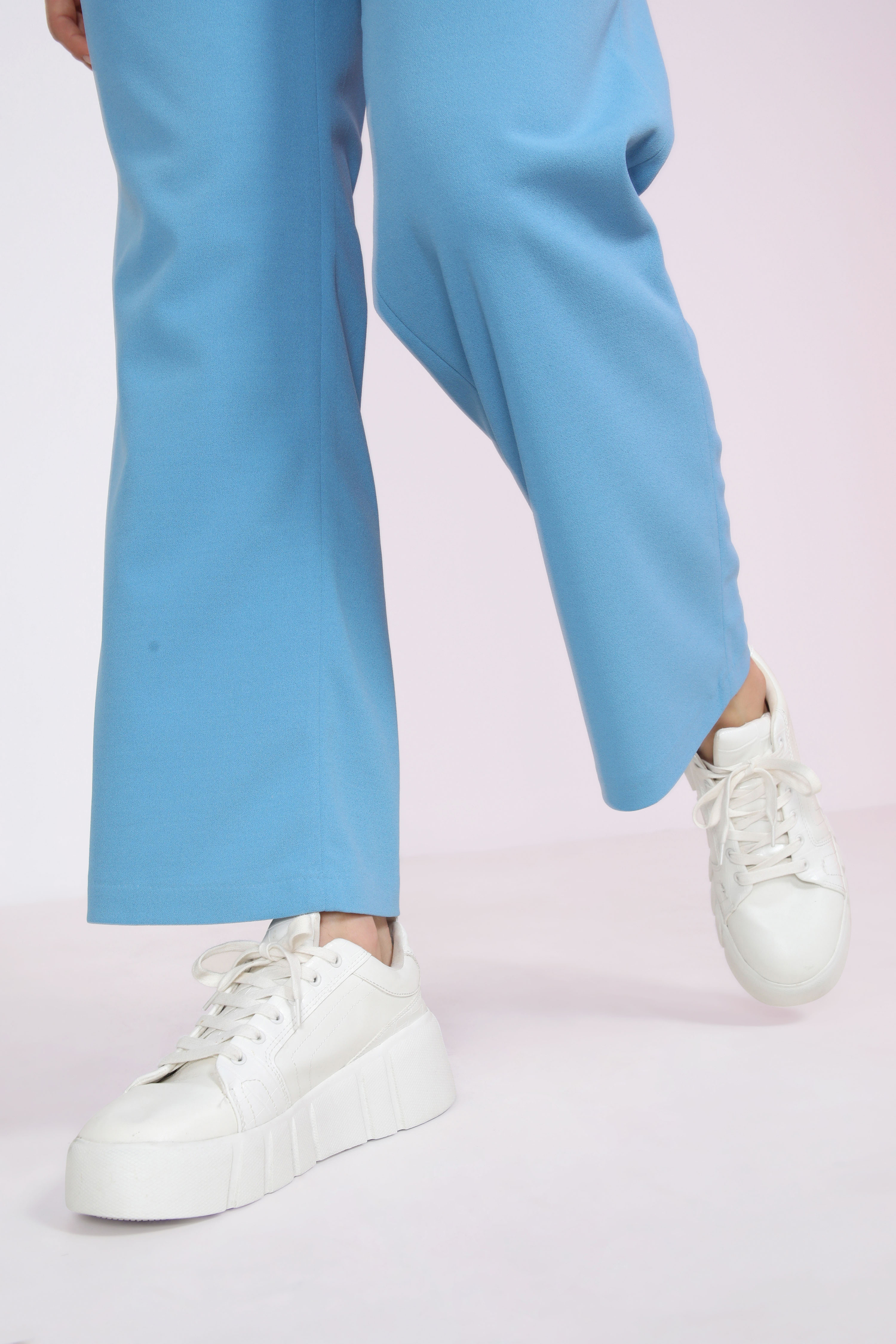 Pantalon droit uni