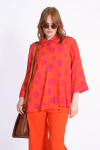 Parrot print trapeze shirt