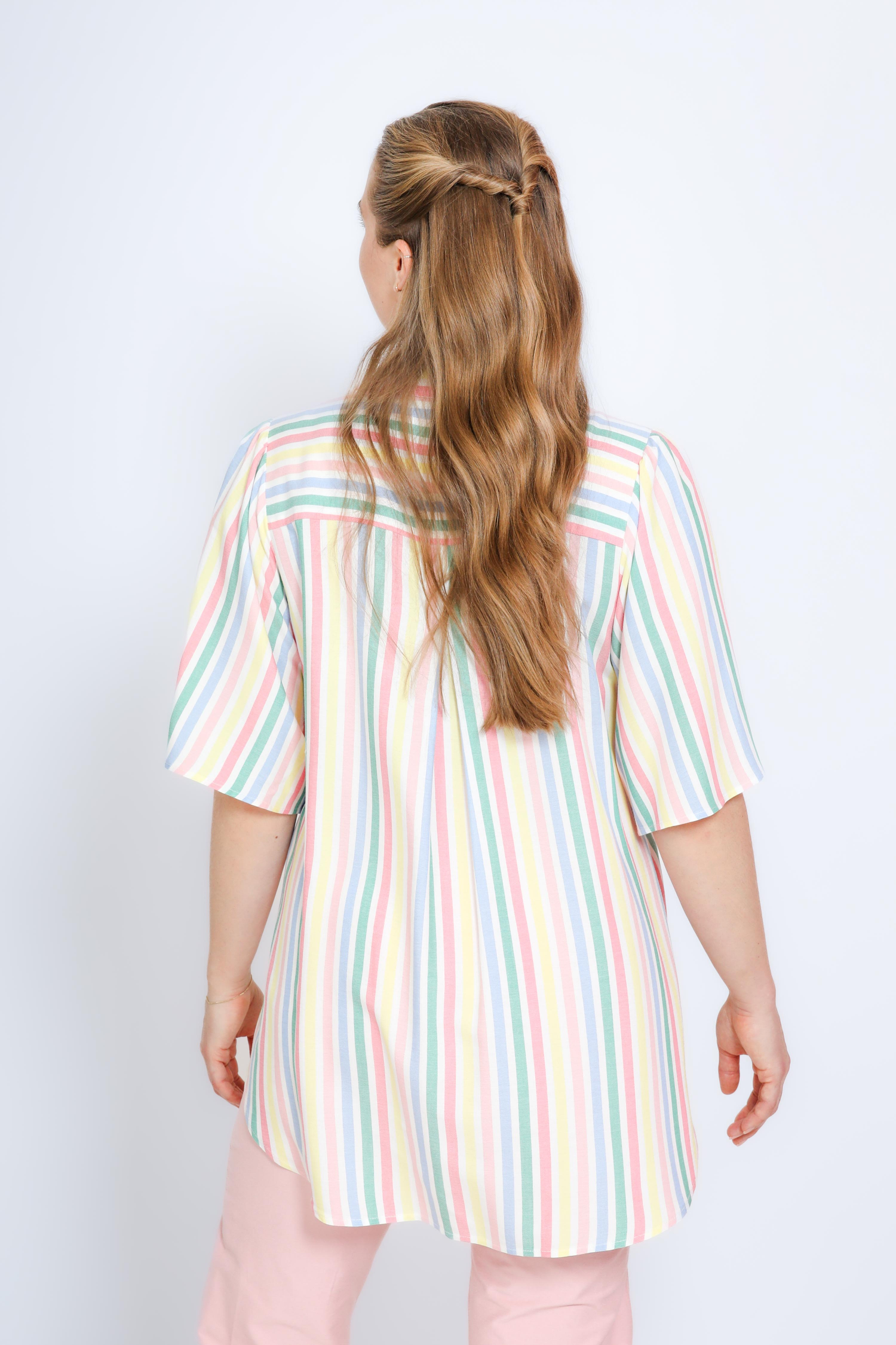Multicolored striped shirt