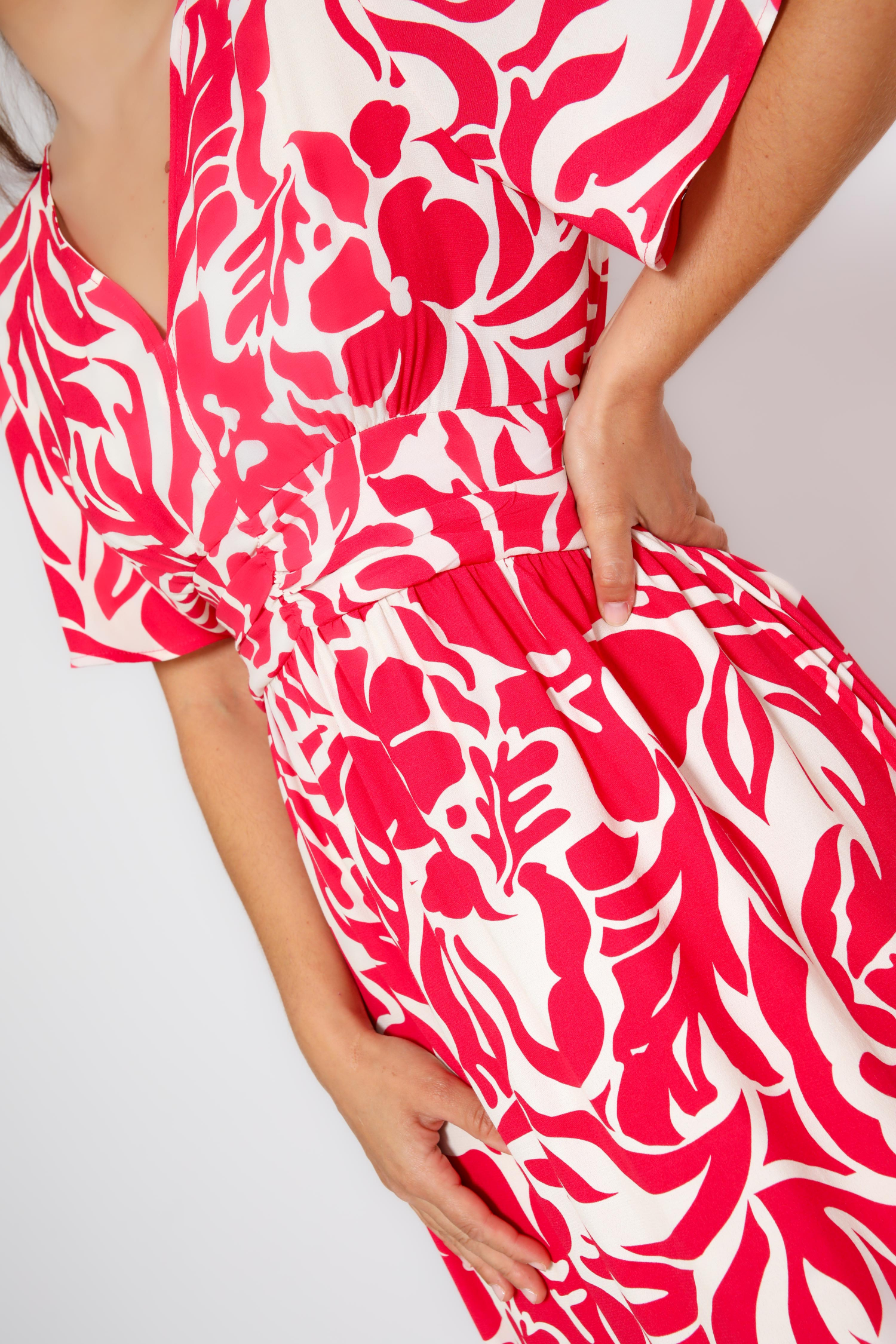 Long printed dress