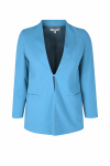Plain tailored jacket without collar