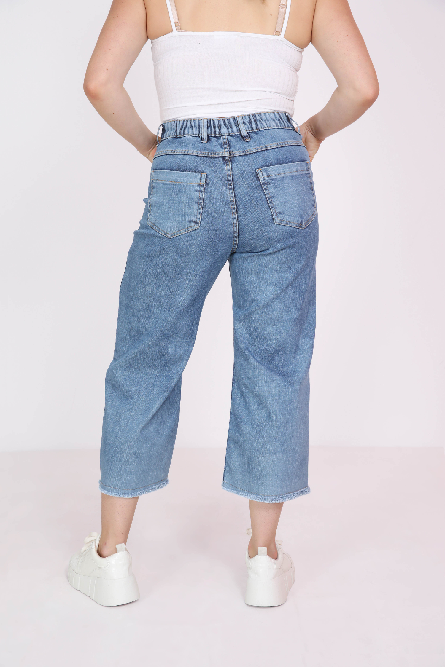 7/8 stone jeans with hippie chic fringes