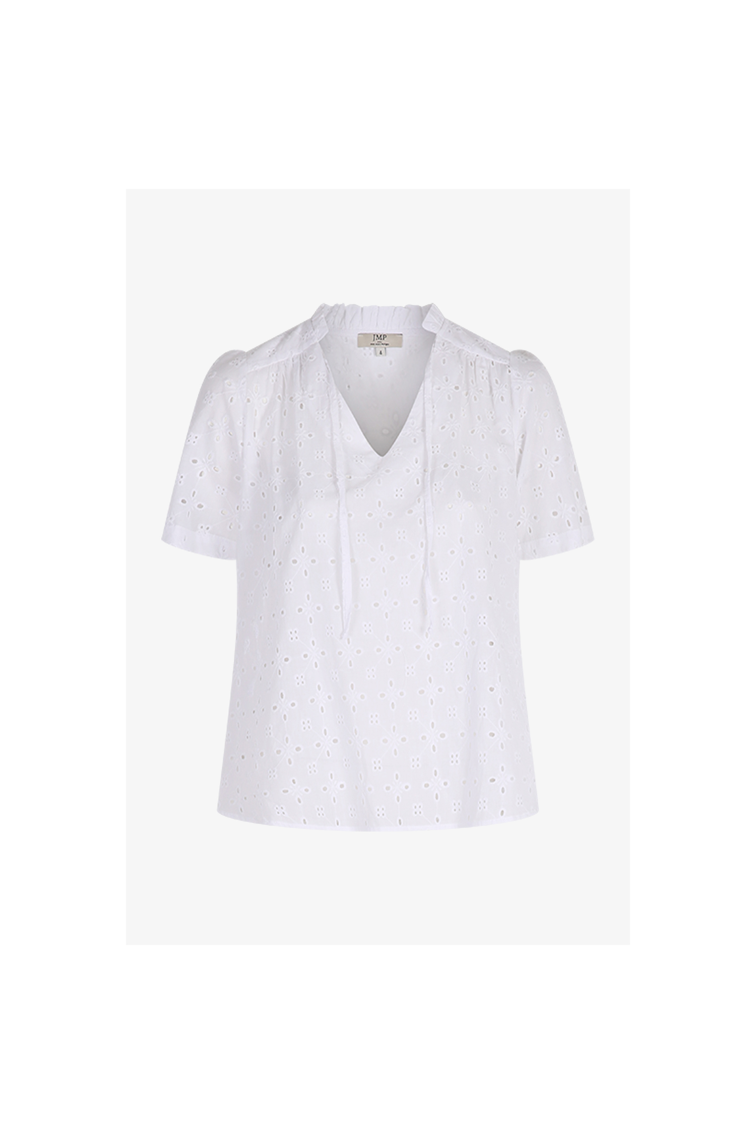 White blouse with embroidery