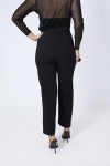 Pantalon droit taille élastique