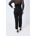 Pantalon droit taille élastique