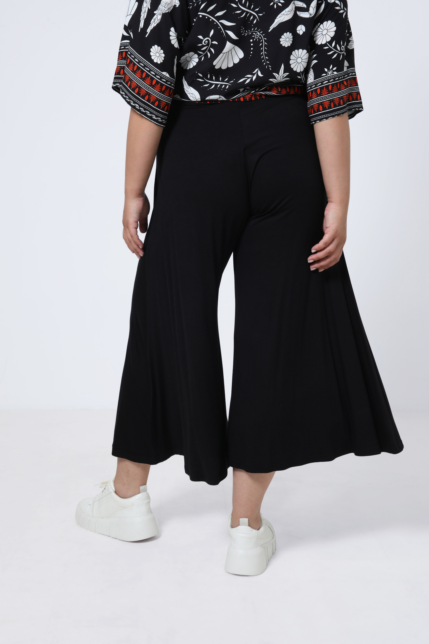 Pantalon style jupe culotte