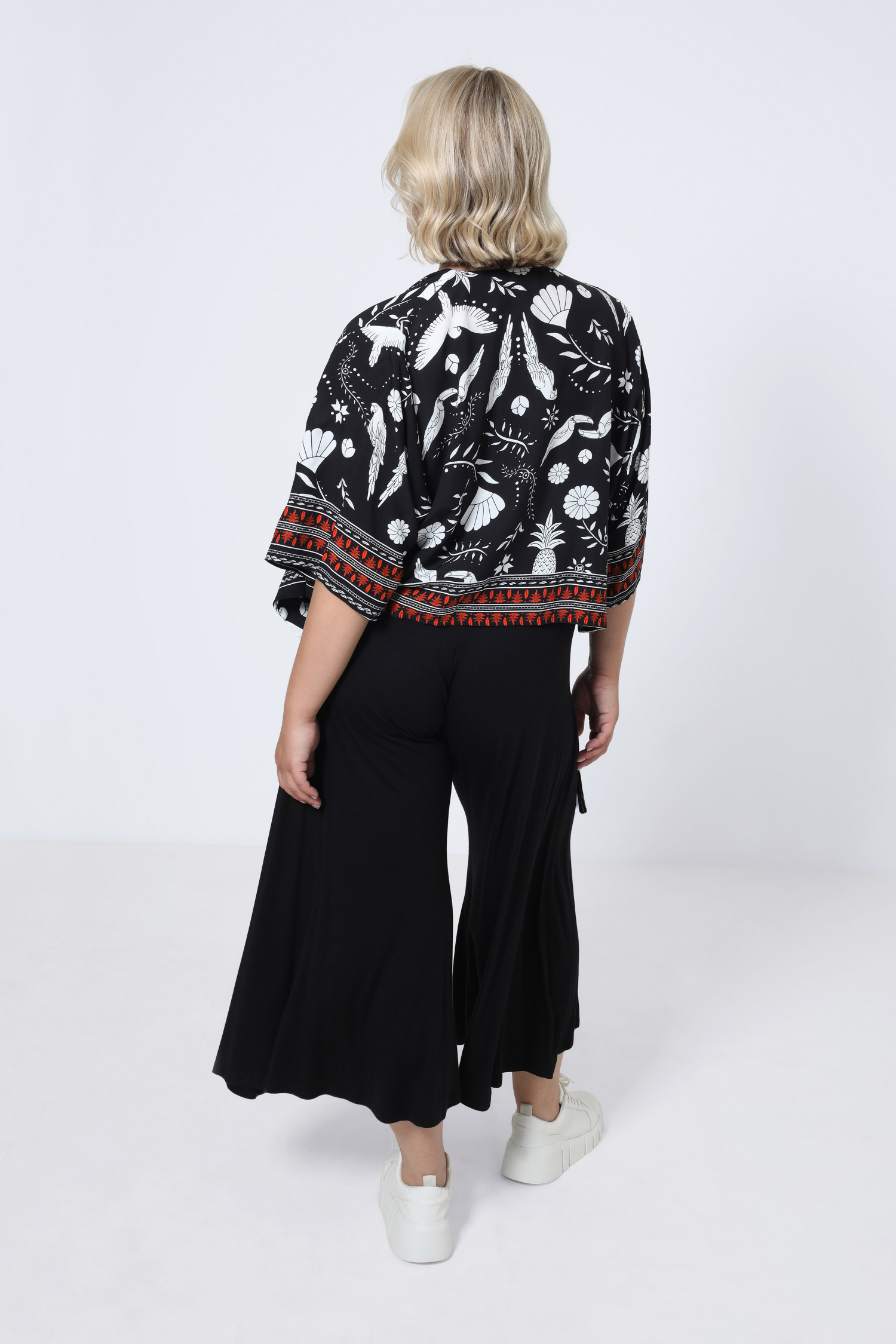Pantalon style jupe culotte