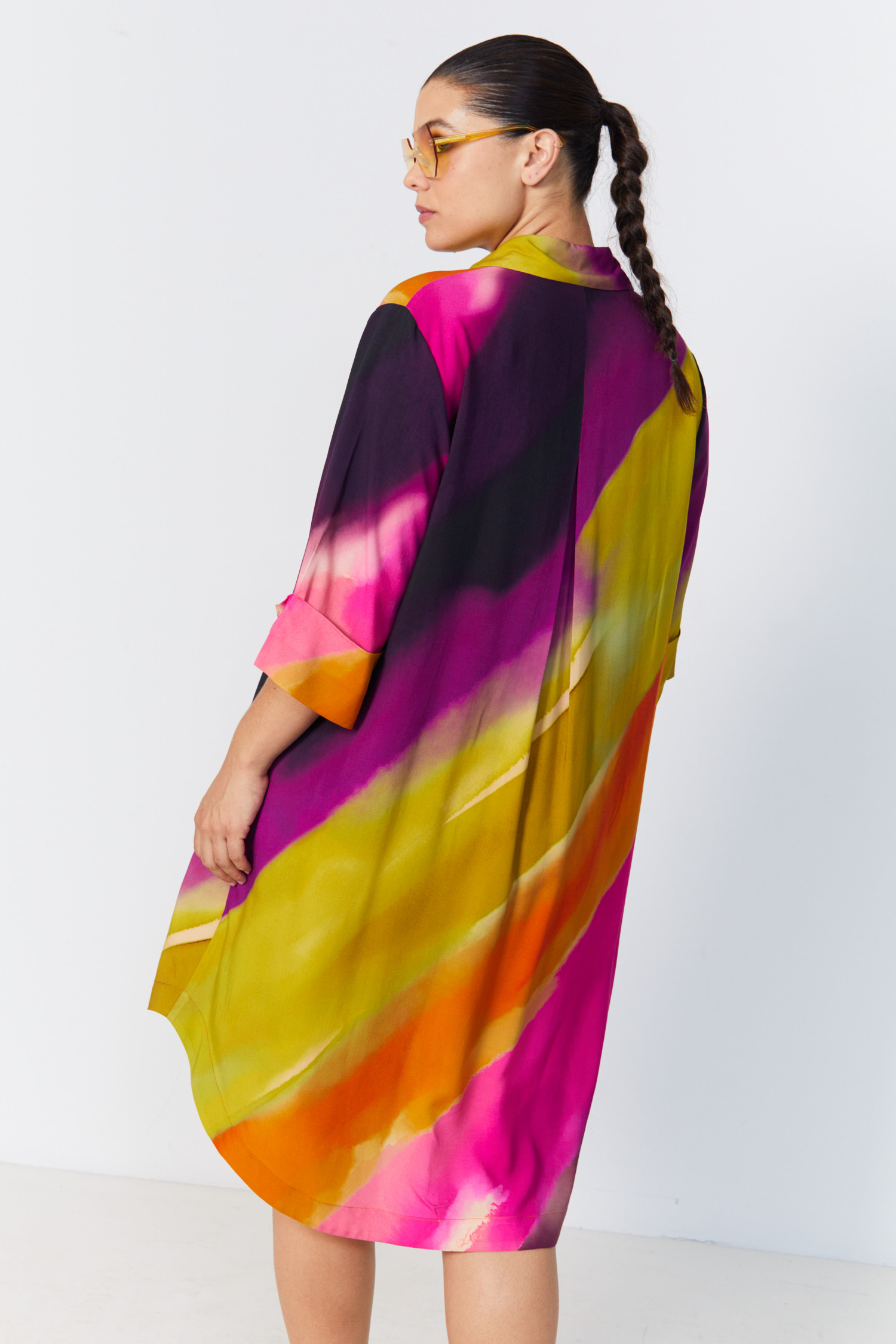 Gradient print dress