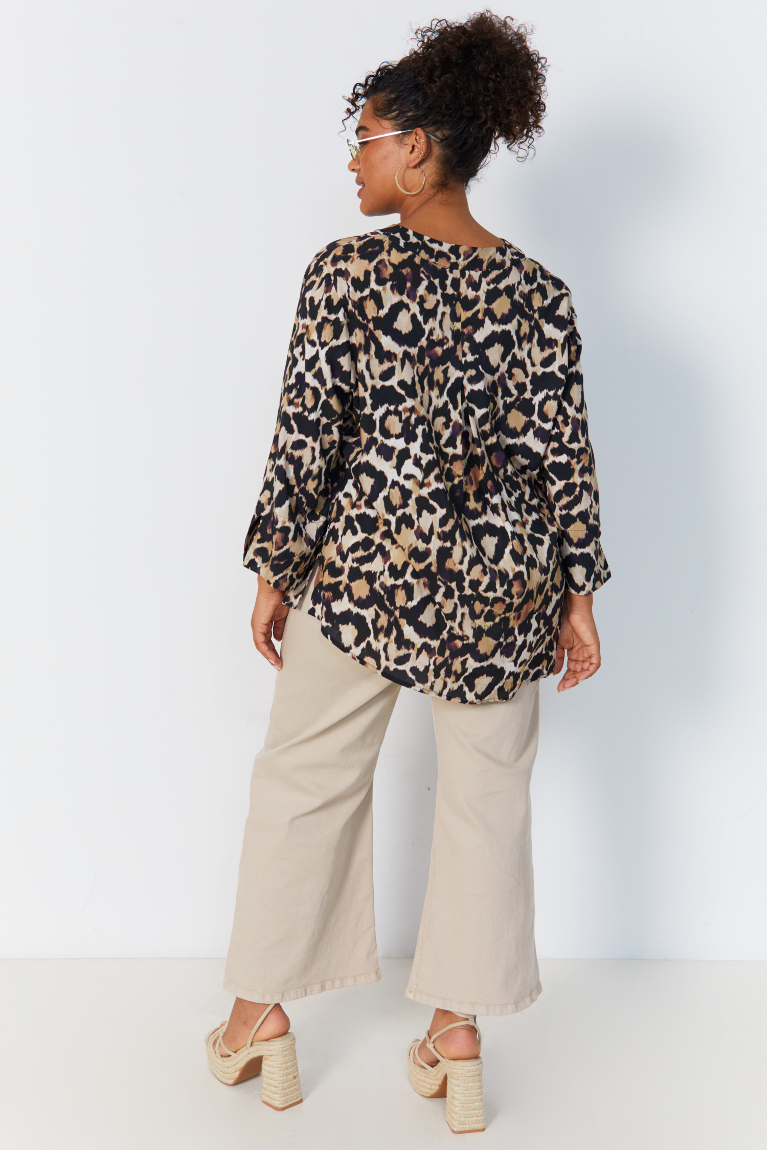 Leopard print blouse