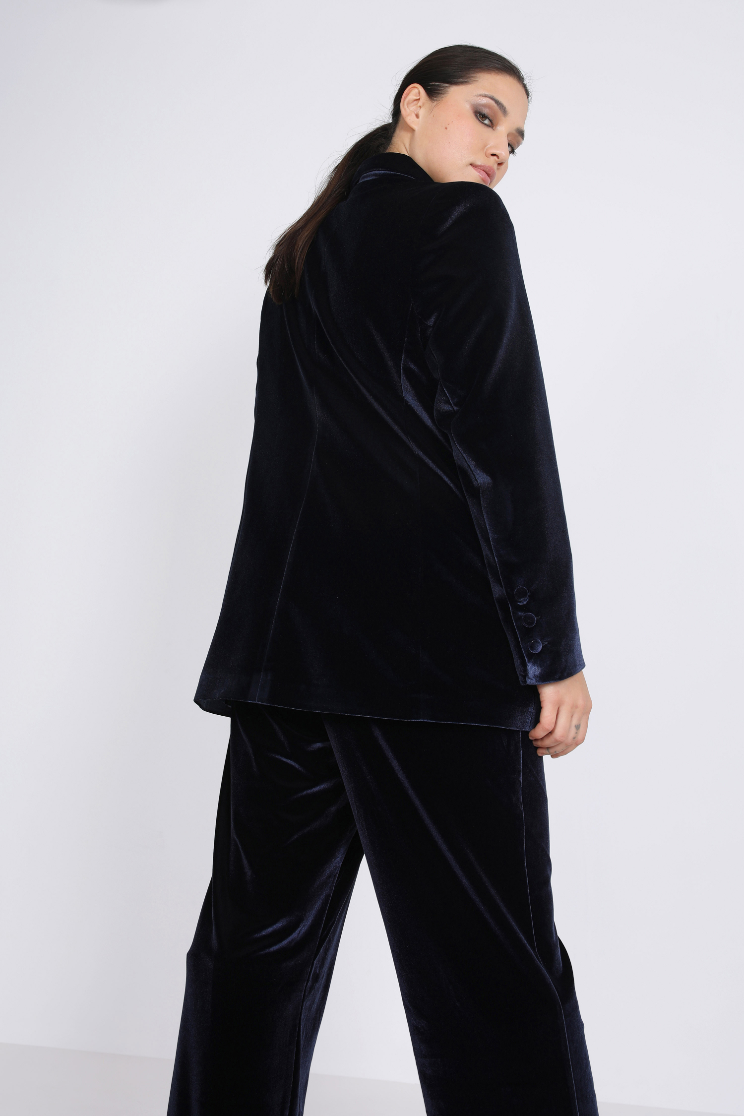Veste tailleur en velours 