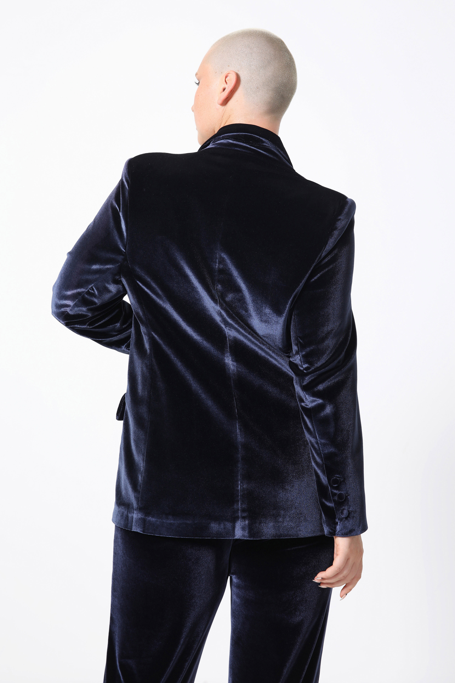 Velvet suit jacket