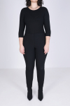 Pantalon droit en bengaline écoresponsable