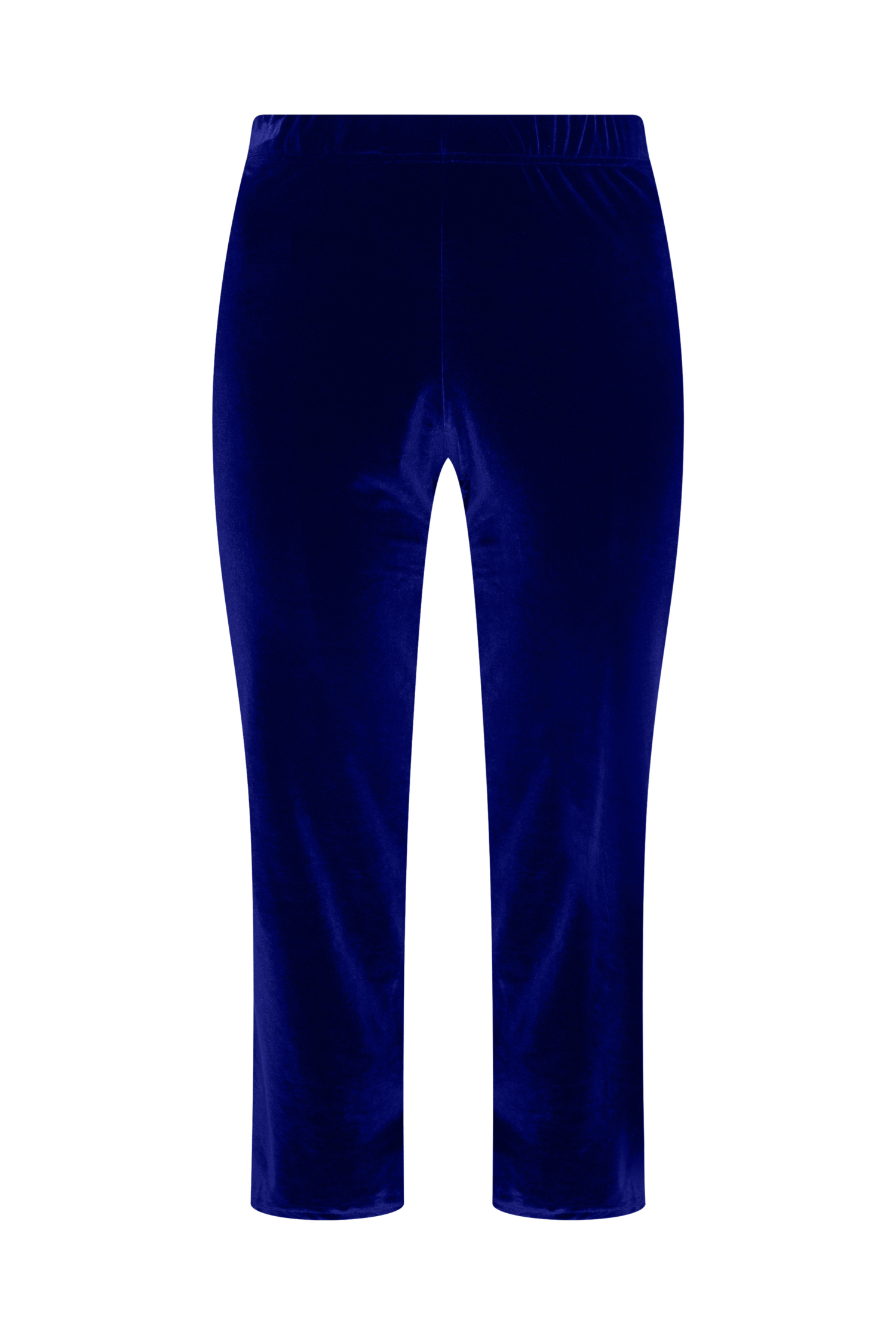 Straight velvet pants