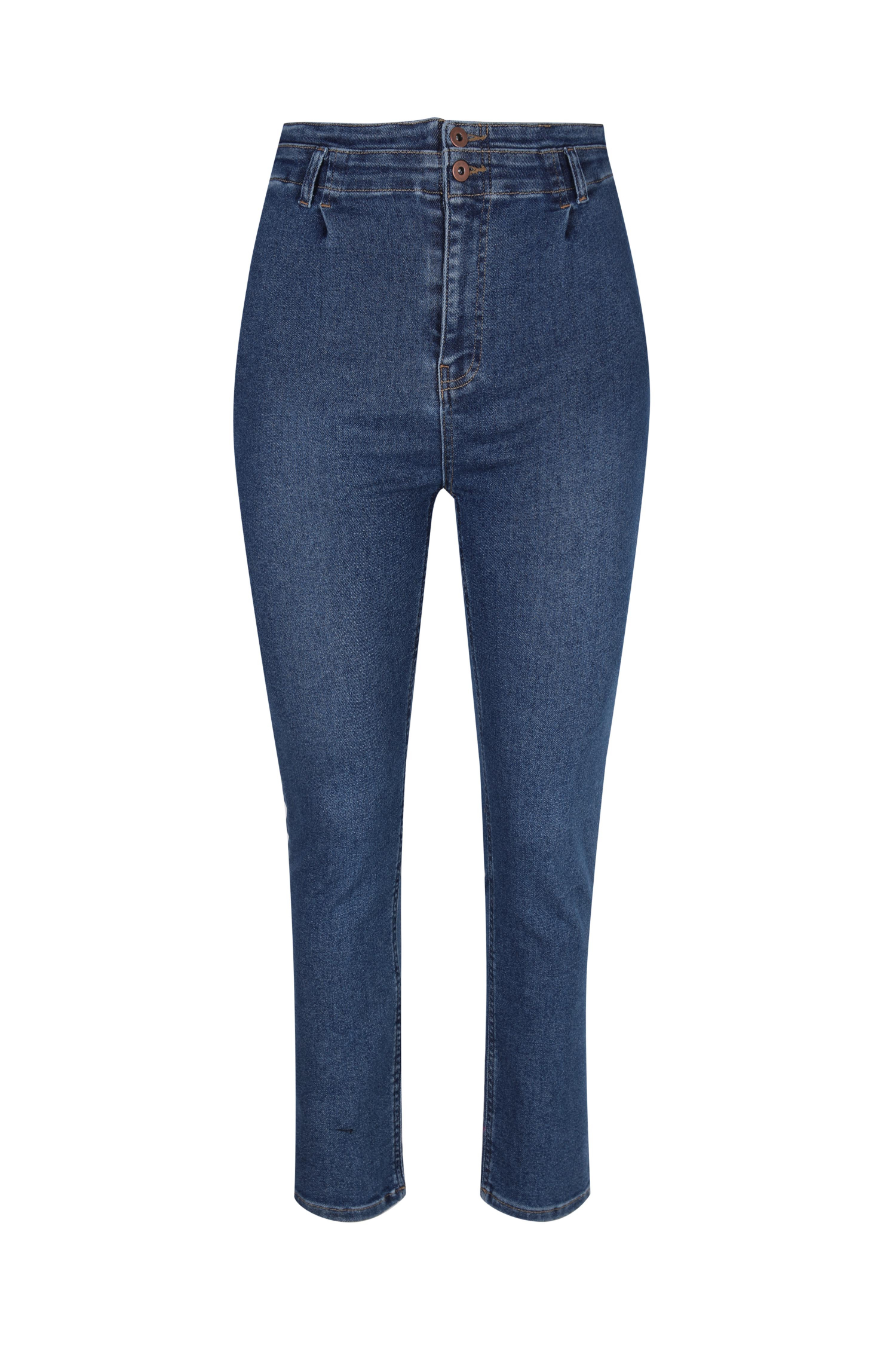 Jeans taille haute 
