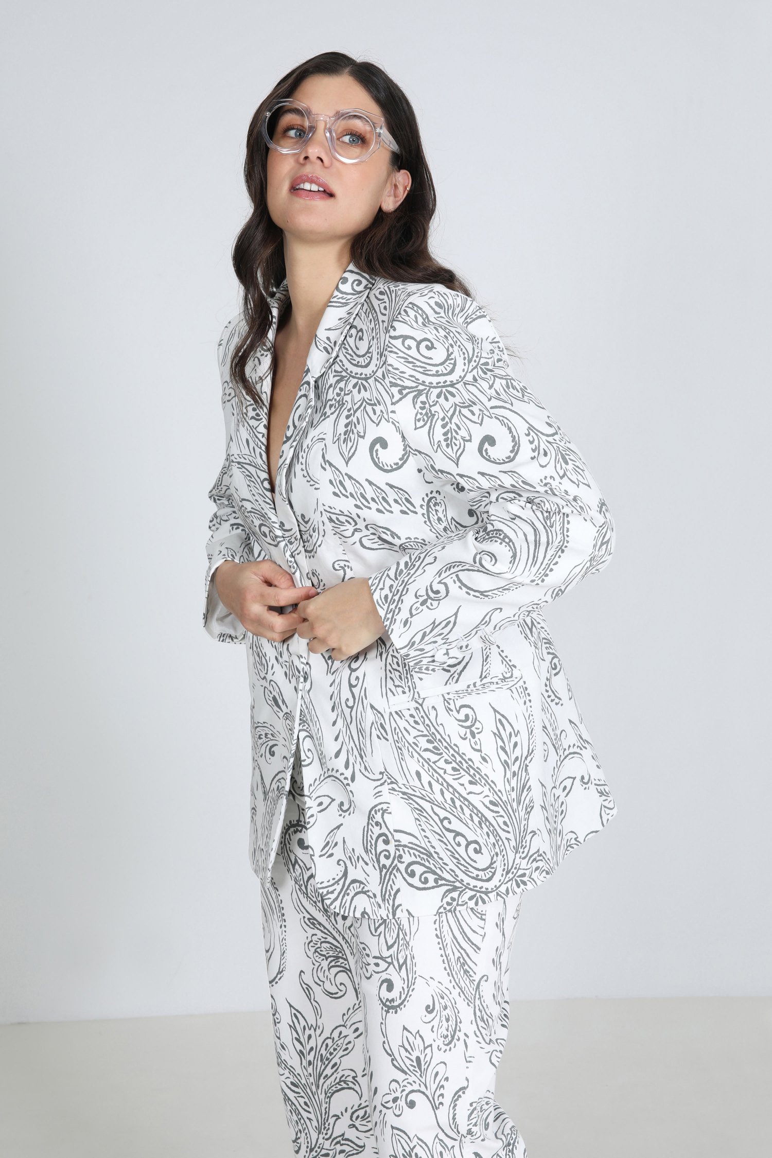 Veste tailleur imprimé