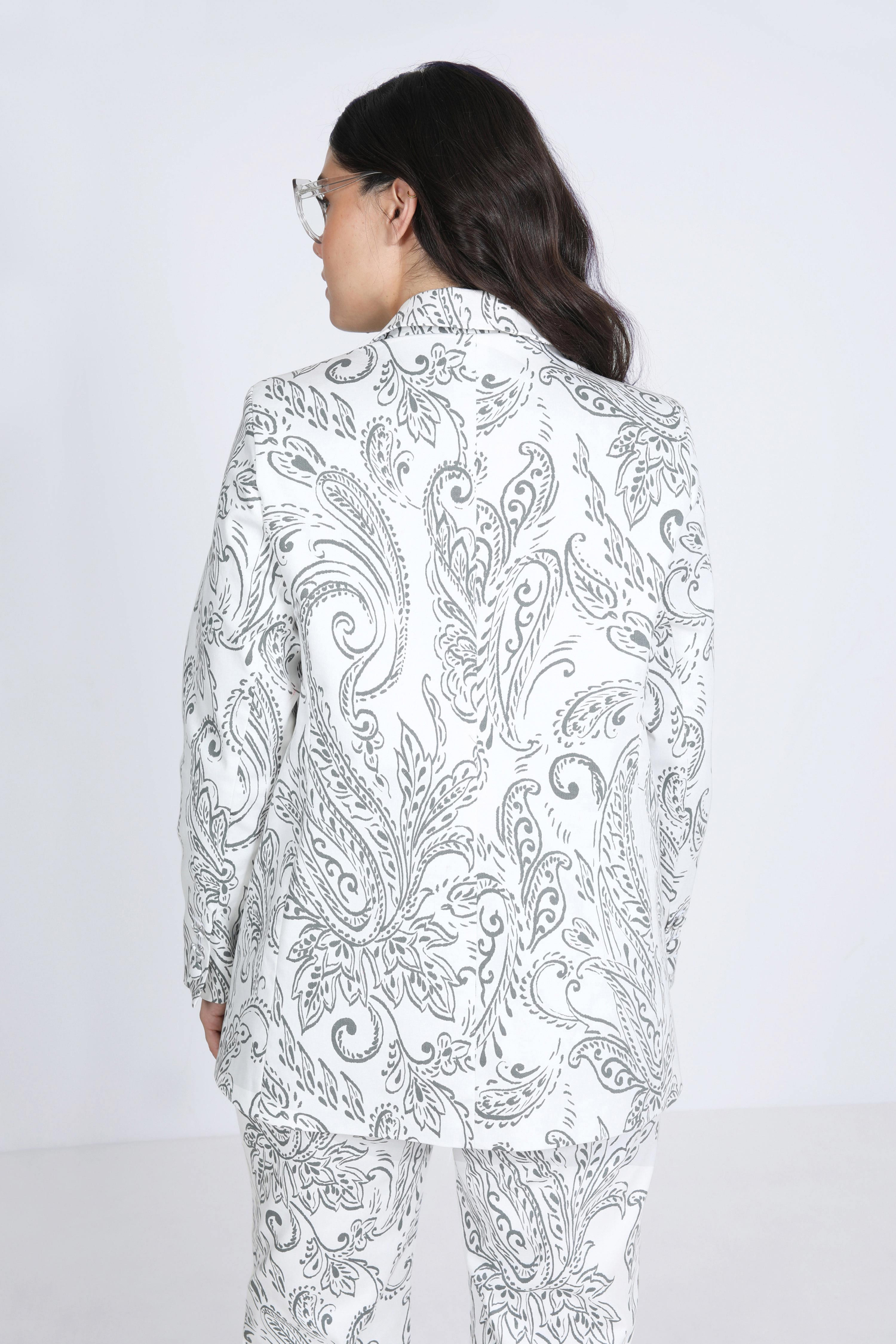 Veste tailleur imprimé