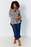 Plain knit vest