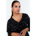 Robe longue imprimée astro