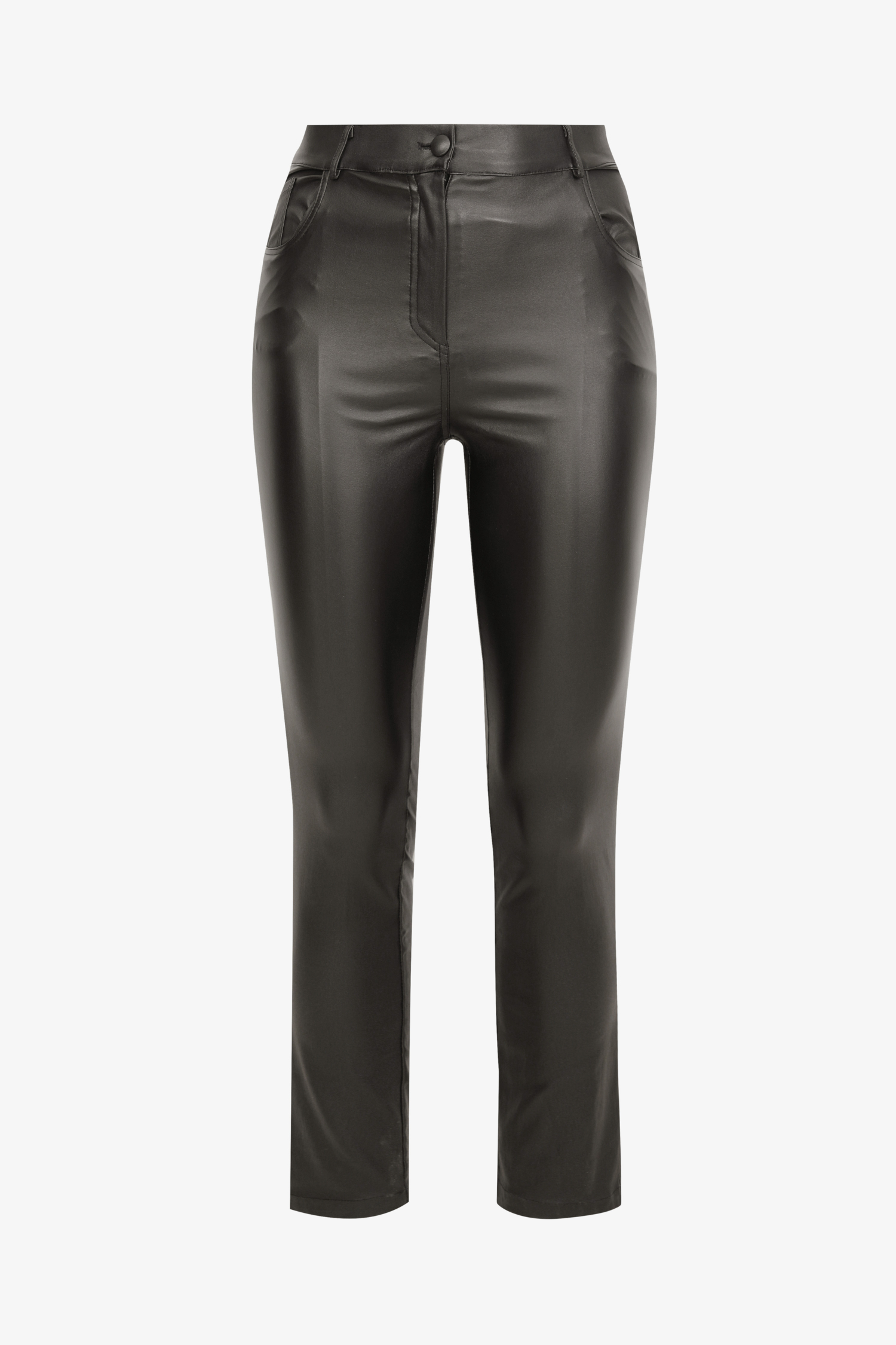 Oiled 5-pocket trousers