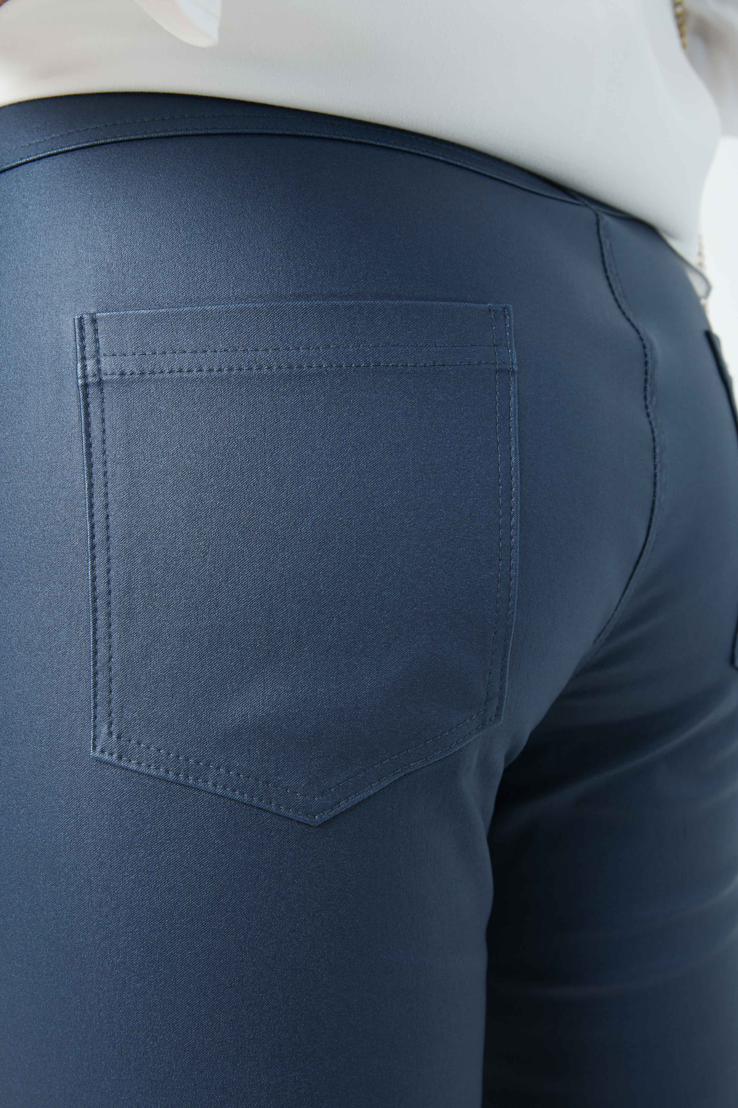 5-pocket oiled trousers