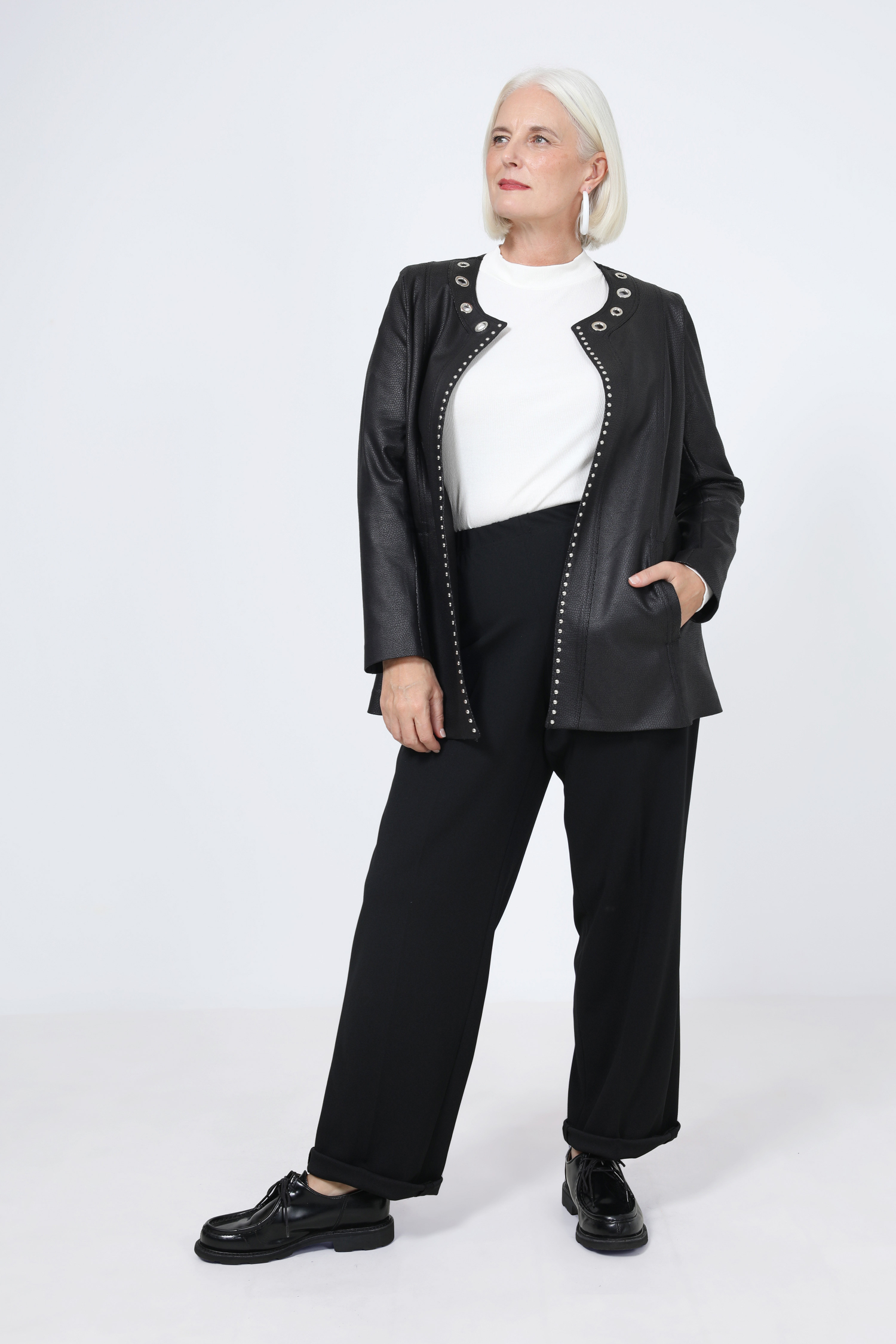 Veste simili cuir