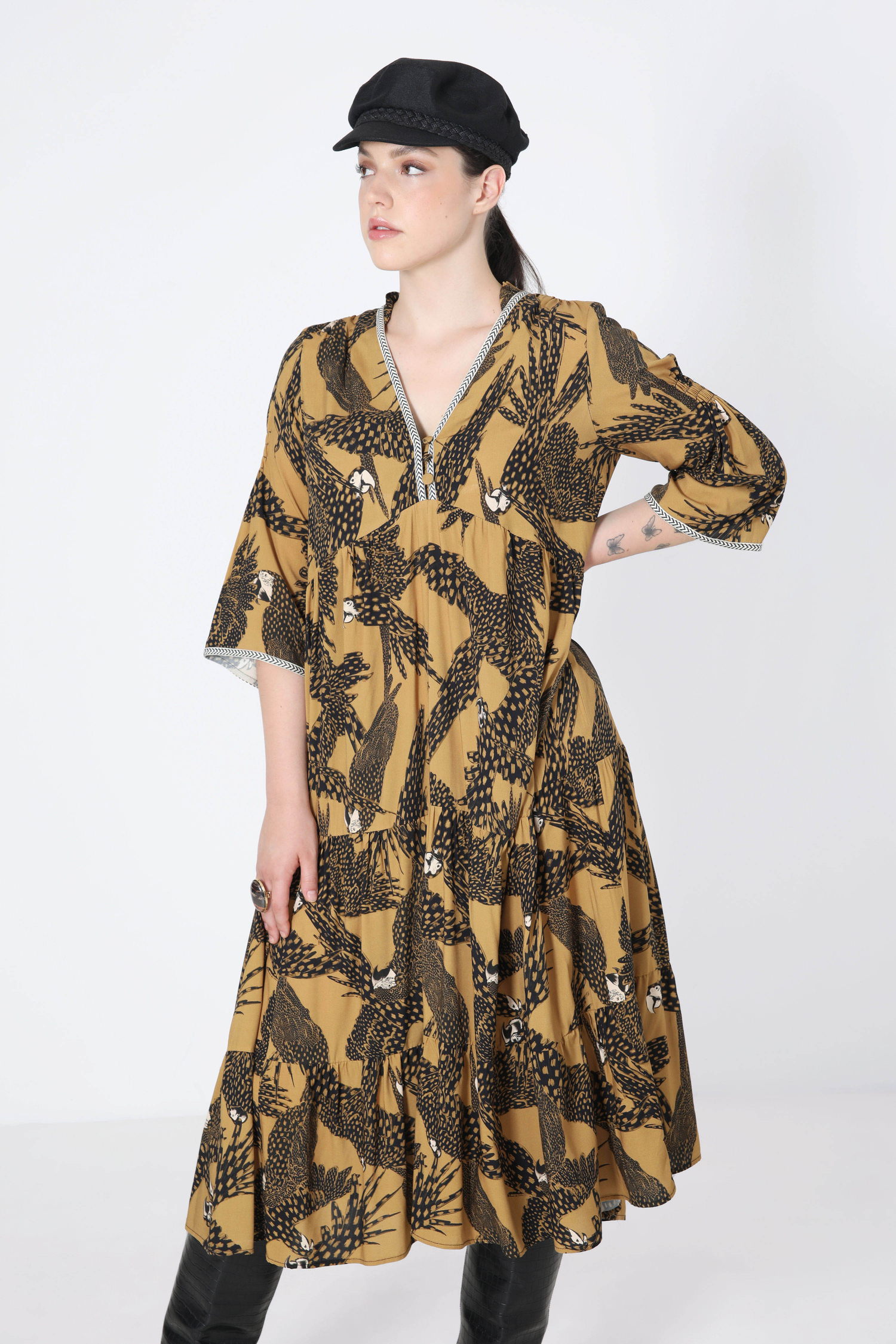 Robe imprimée de style bohéme