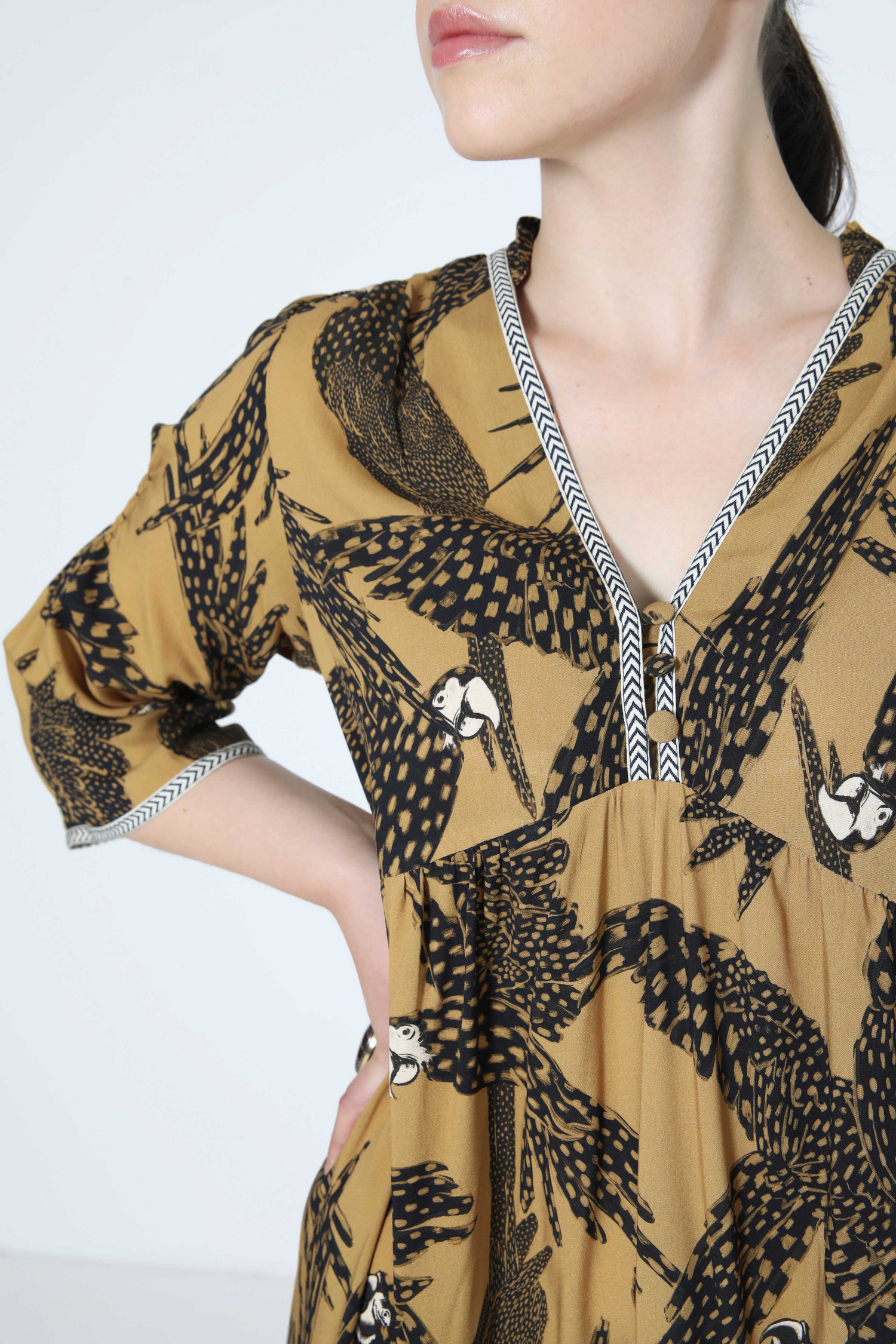 Robe imprimée de style bohéme