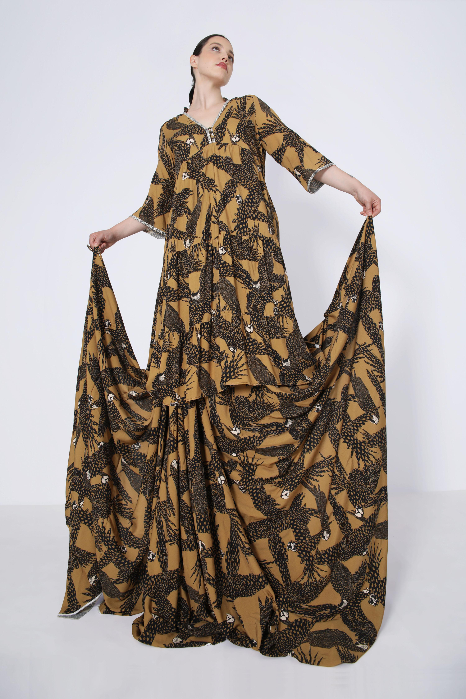 Robe imprimée de style bohéme