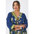 Floral pattern printed tunic with a base