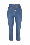high waist stone jeans