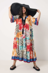 Bohemian style printed dress