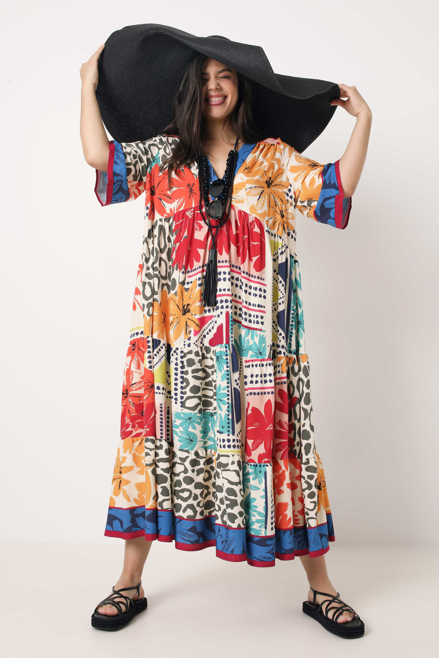 Robe imprimé style bohème