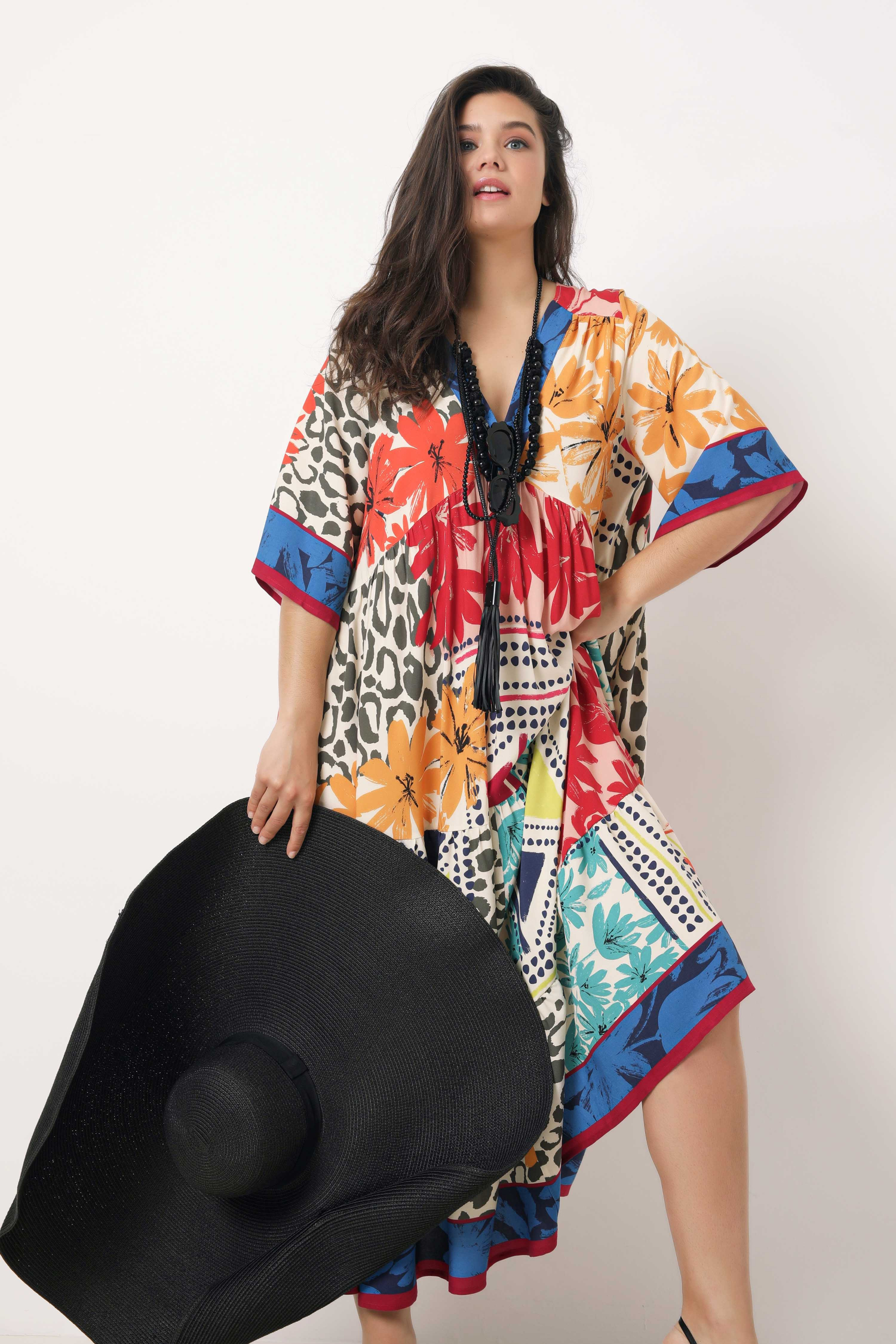 Bohemian style printed dress