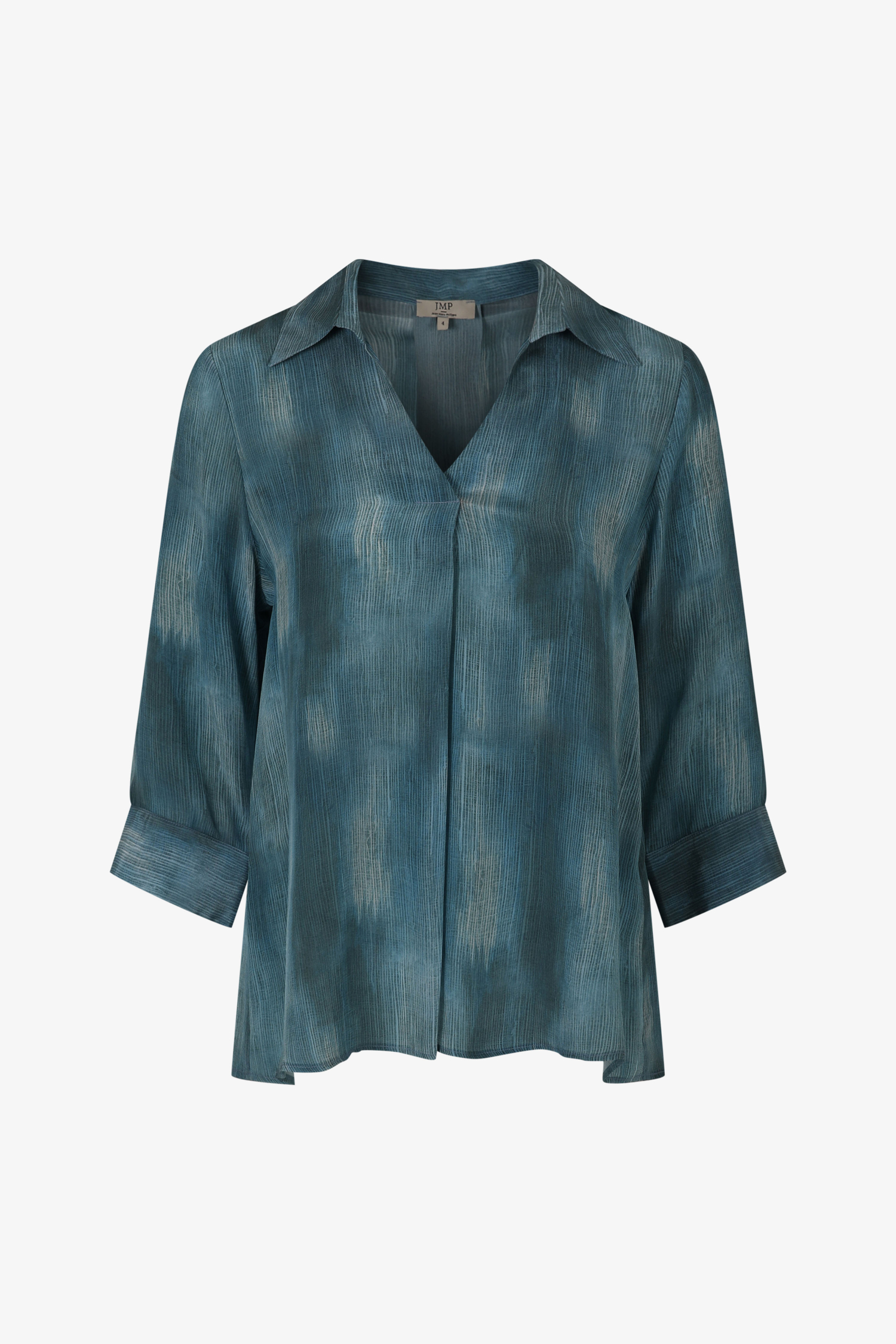 Striped print blouse