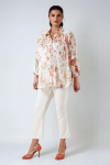 Chemise en mousseline de viscose imprimé et son top