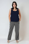 Plain knit top