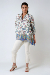 Ultra-fluid eco vero viscose crepe shirt