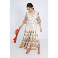 Ensemble robe et boléro imprime