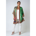 Tunique imprimée motif graphique viscose ultra fluide