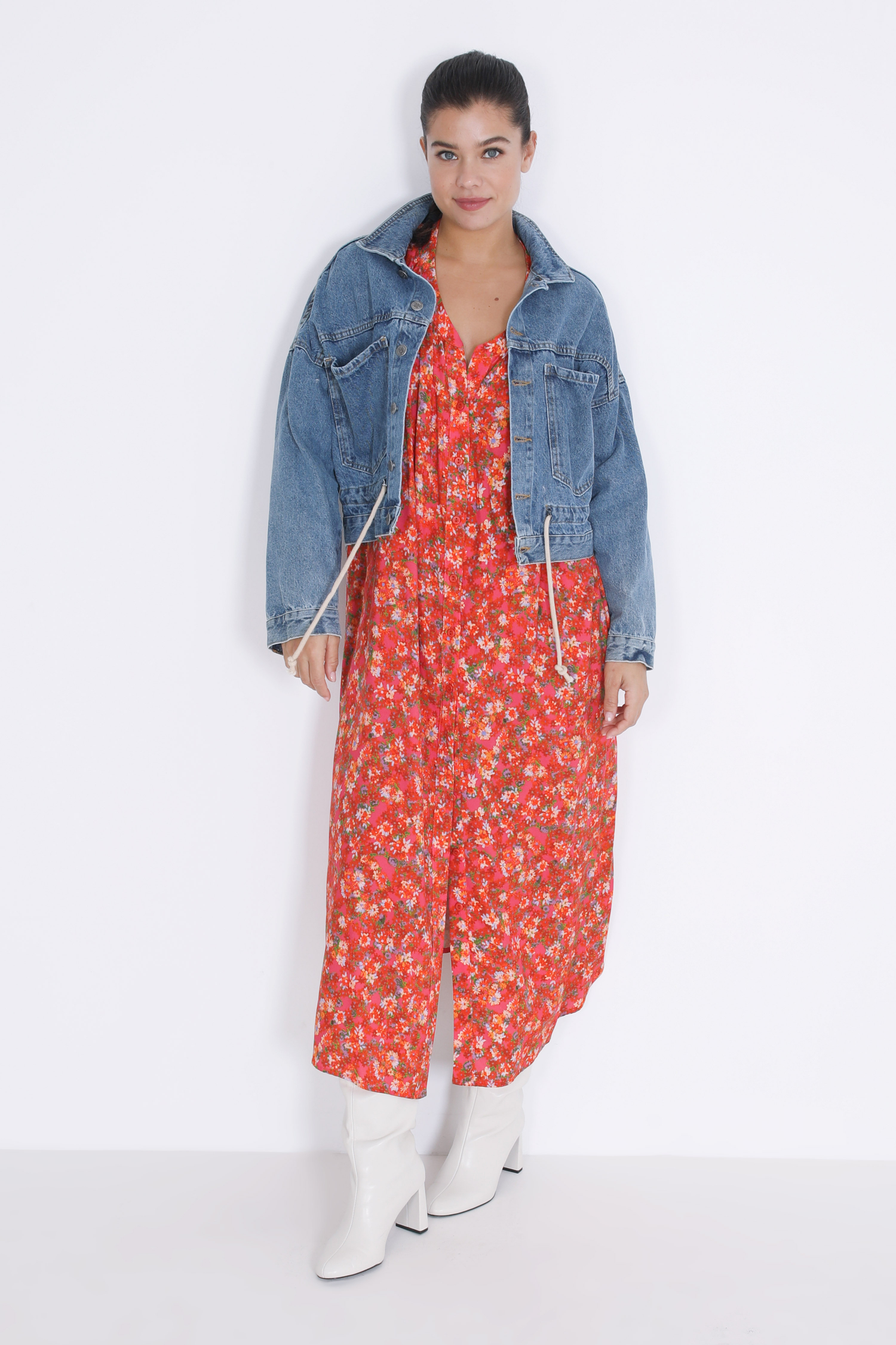Short denim jacket