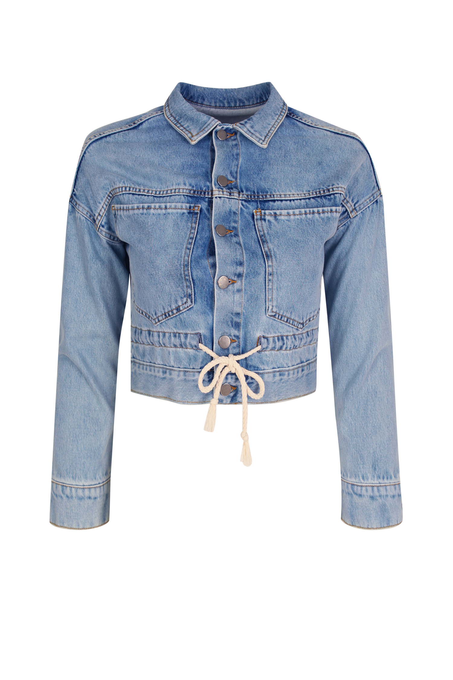 Short denim jacket