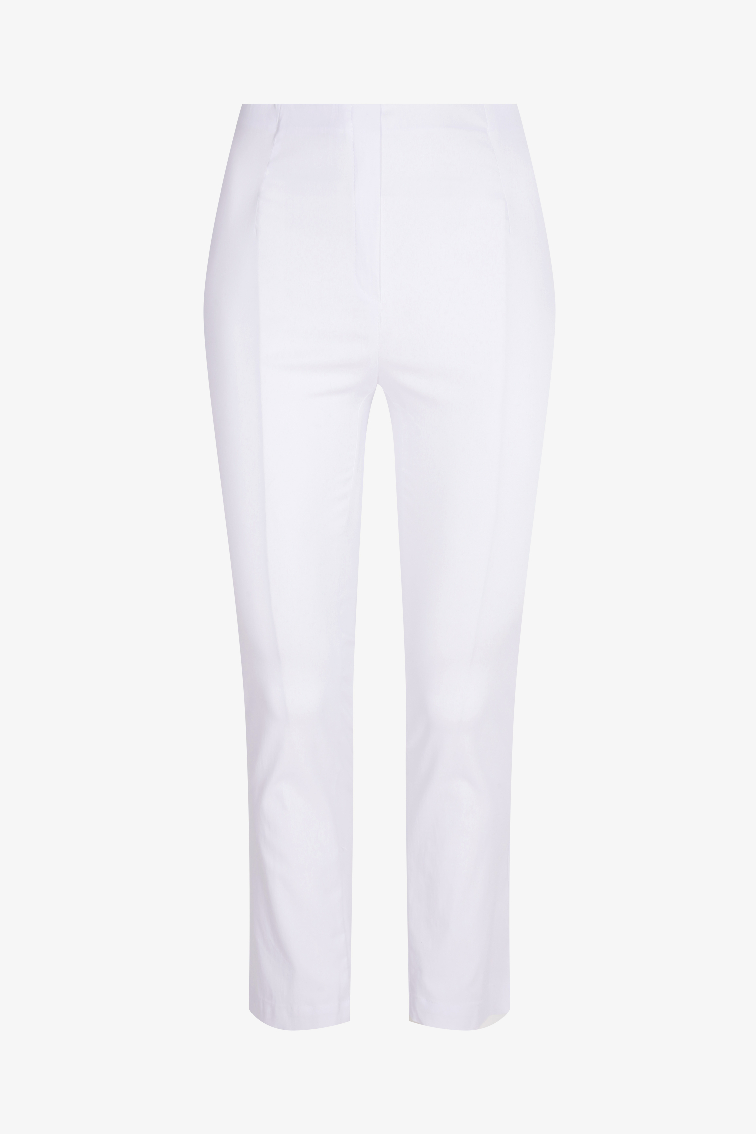 Straight pants in eco-responsible bengaline
