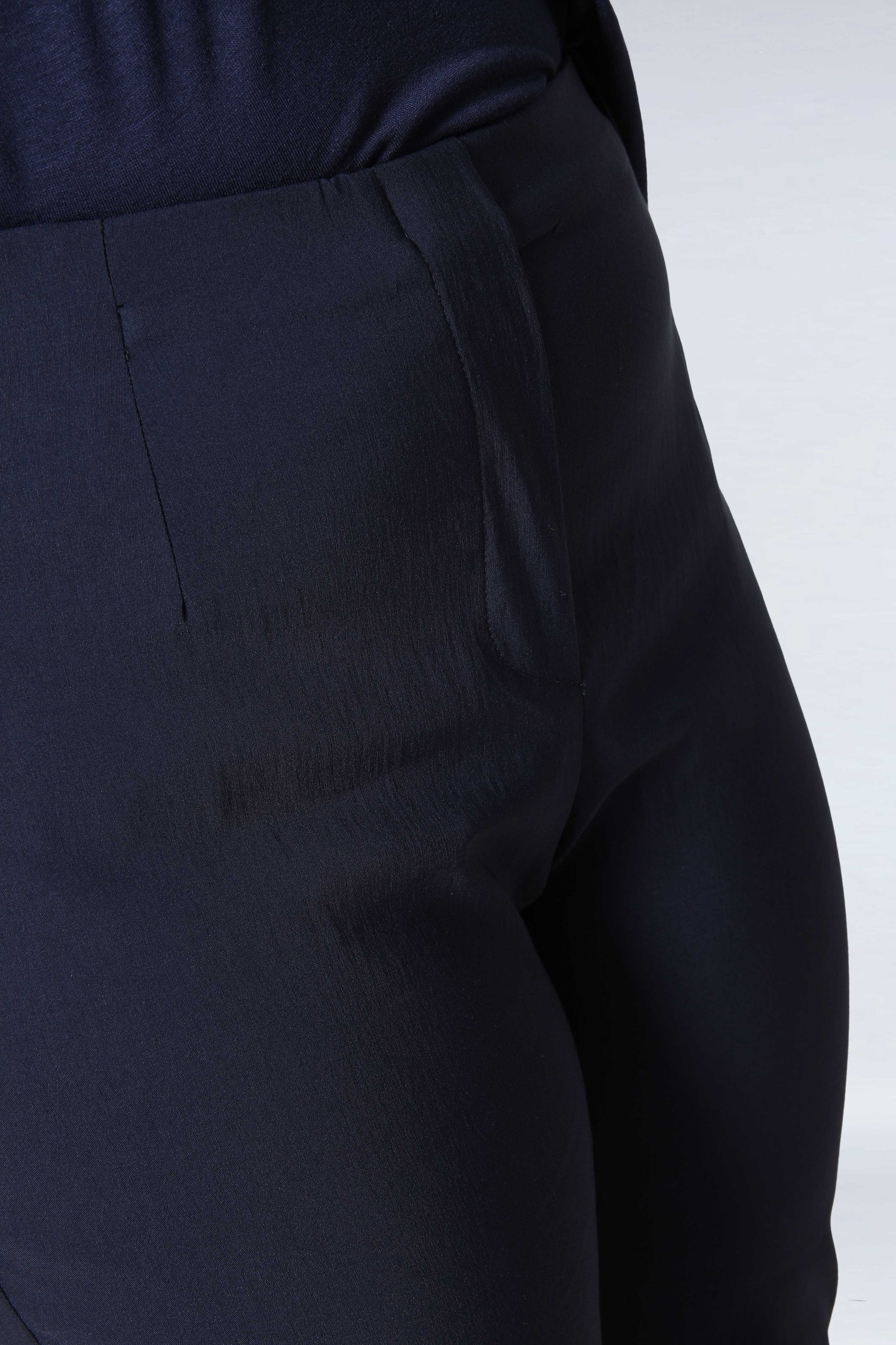 Pantalon droit en bengaline éco-responsable