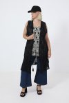 Long macrame cardigan