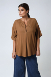 Plain linen blouse
