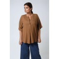 Plain linen blouse
