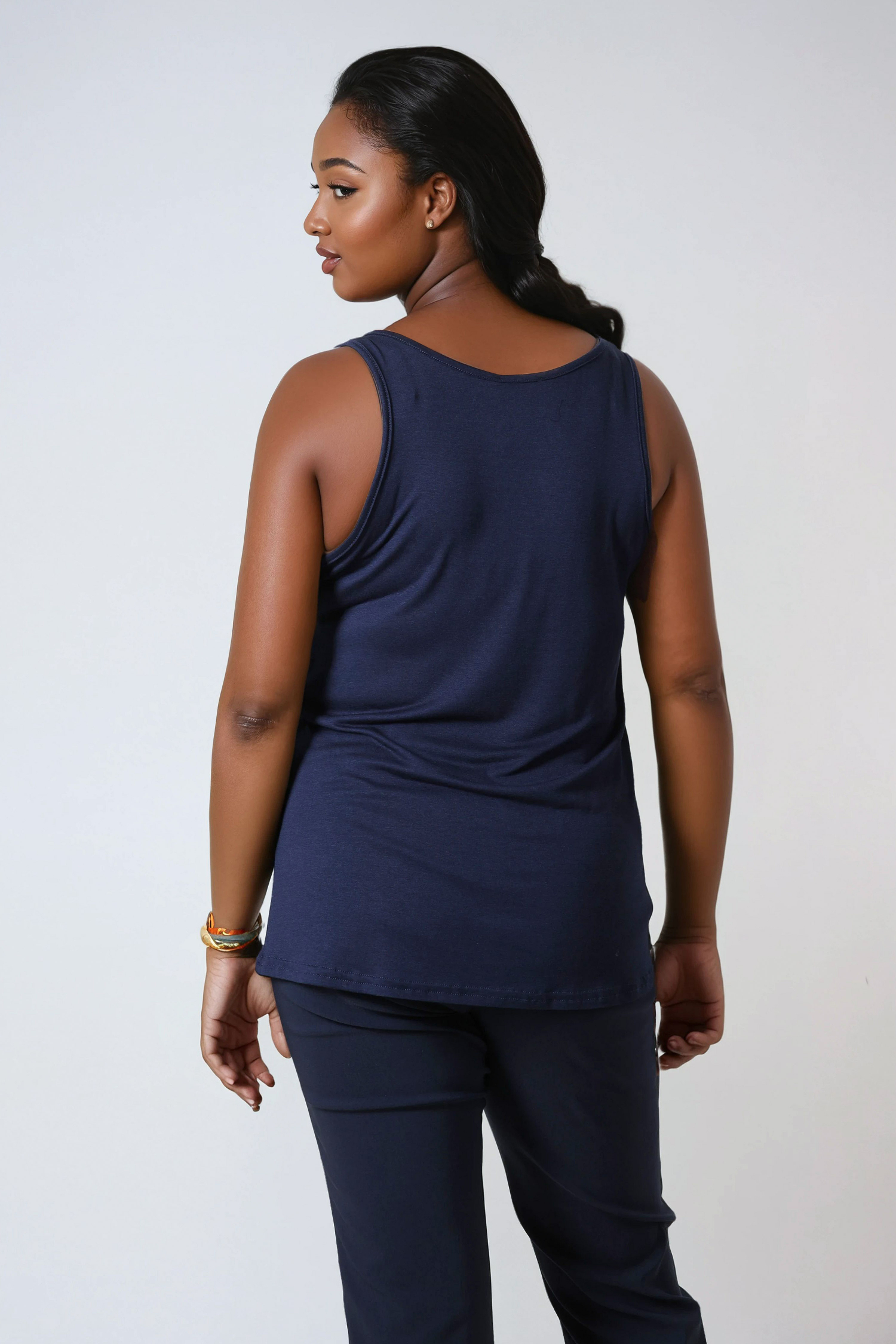 Plain knit top
