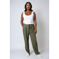 Plain viscose knit tank top