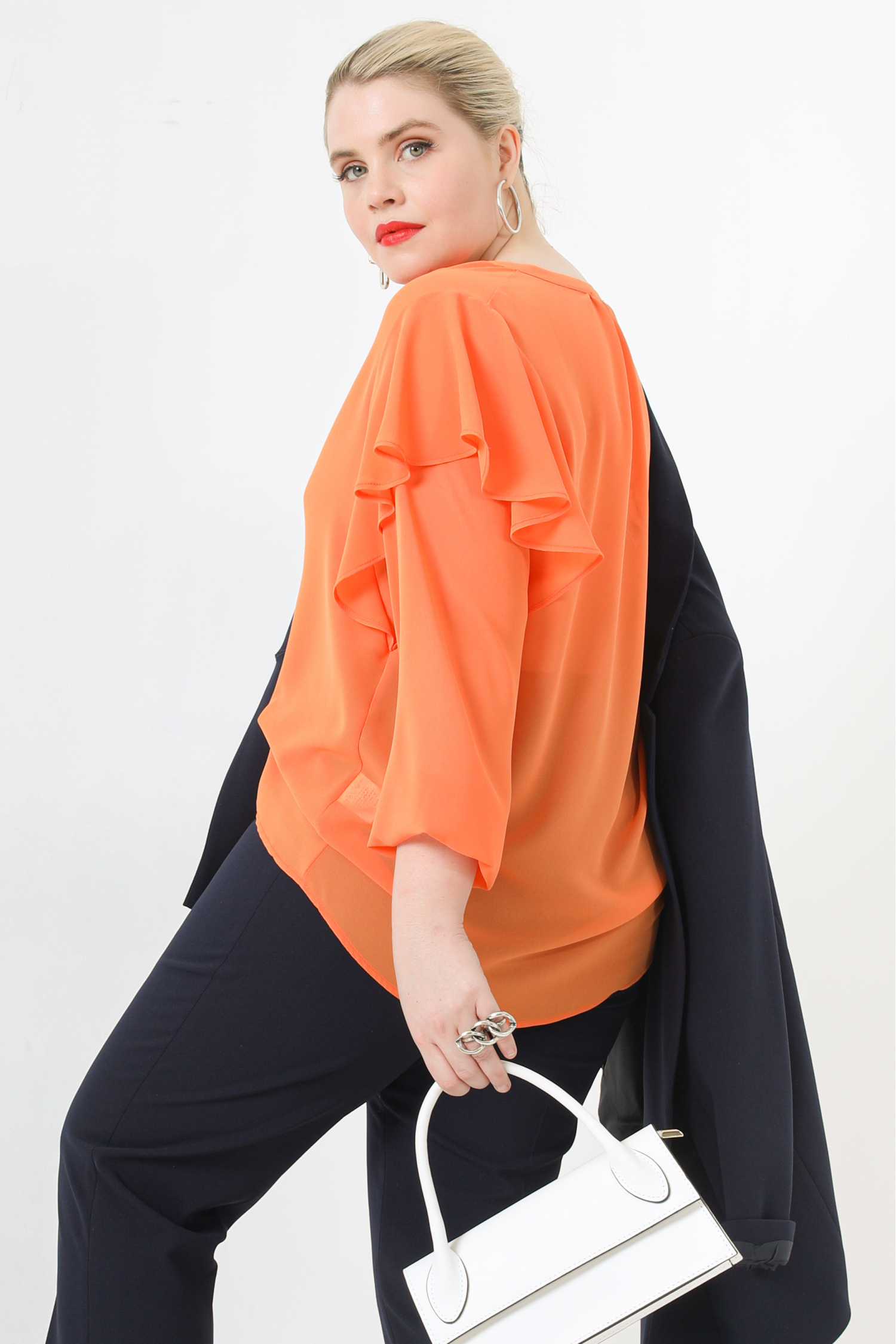 Plain voile blouse