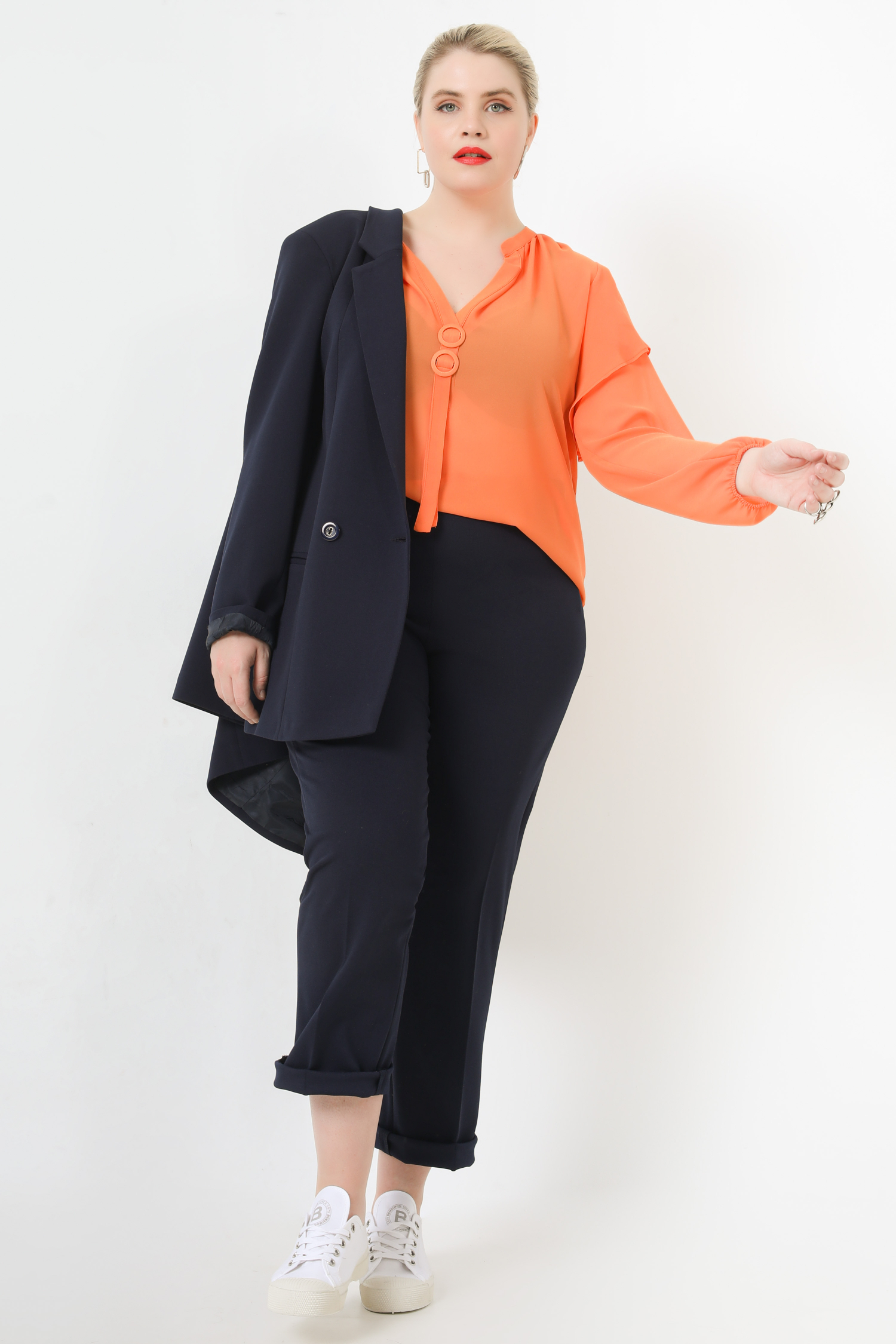 Plain voile blouse